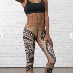 Werkshop Circus Tiger Leggings - Full Length Triathlon Leggings
